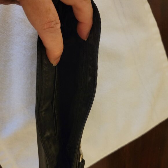 Harley Davidson Leather Studded Zip Closure Clip-on Hip Bag Belt Pouch - Picture 4 of 7